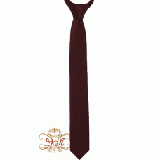 Краватка вузька, темно-бордова