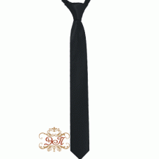 Краватка чорна атласна
