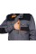 Куртка 'Феникс', цвет серо-черный с оранжевой отделкой.